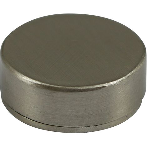 TIMCO Threaded Screw Caps Solid Brass Satin Nickel - 16mm (1/2)