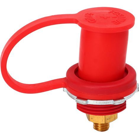 Conector de terminal de batería, conector de terminal de batería de coche de alta resistencia y a prueba de óxido para barcos (rojo). (1/5)