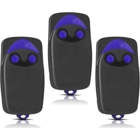 3 Pièces Remplacement pour télécommande NICE, télécommande portail 433,92MHz 2 canaux, compatible avec Flo1r-s, Flo2r-s, Flo4r-s (1/4)