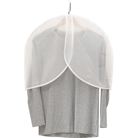 Lot de 10 housses demi-corps en PEVA - Housses de vêtements pour armoire L (1/5)