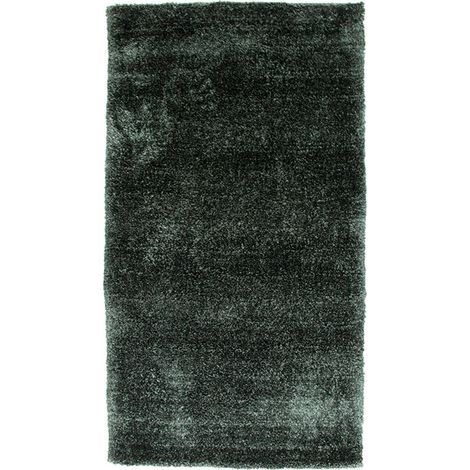 BEST OF - Tapis poils longs toucher laineux gris foncé 60x110 (1/4)