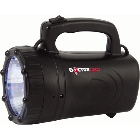 Doctor Light VELAMP IR551LED Faro Ricaricabile 1W, Nero (1/10)