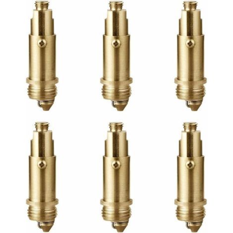 6 PièCes Bouchon De Vidange Noyau Rebondissant-Bassin Pop-Up Boulon à Ressort En Laiton-Adapté à La Plupart Des Bouchons De Vidange De Bassin De Baignoire D'éVier (1/5)