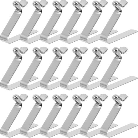 Pince bois 60 pièces métal argenté, pour bricolage et extérieur (1/5)