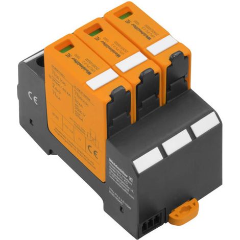 Weidmüller 2530550000 VPU PV II 3 1000 Cartouche parafoudre Protection anti-surtension pour: installation photovoltaïqu