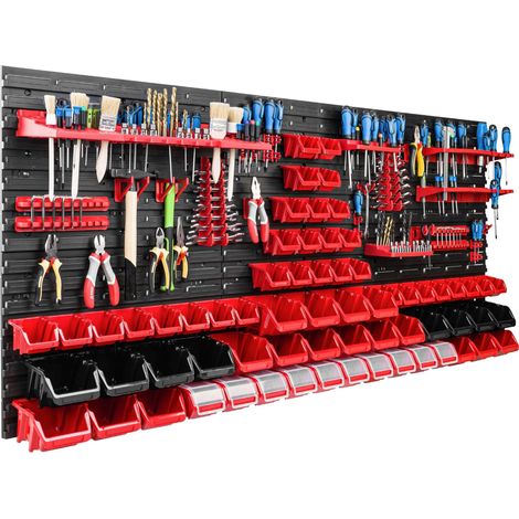 Pannello portautensili 172x78 cm, scaffale per officina/garage (1/5)