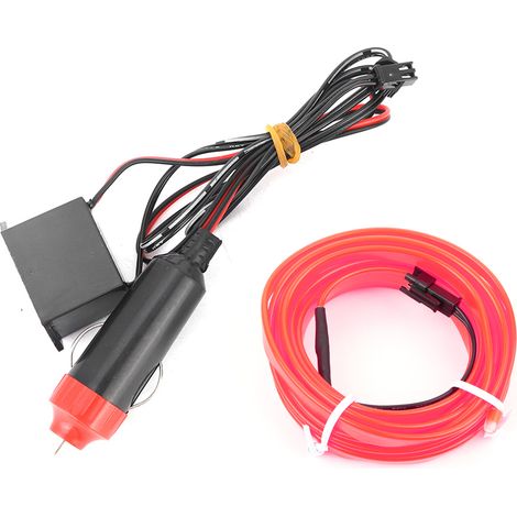 Bande lumineuse LED rouge pour décoration intérieure voiture (1/5)