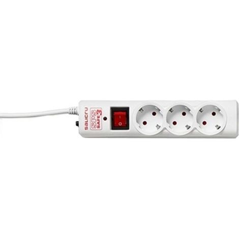 Regleta 3 Enchufes Schuko con Interruptor Salicru SPS SAFE 3 (1,5 m)