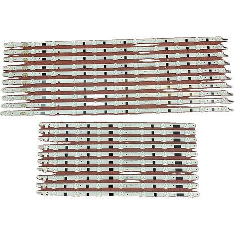 Bandeau LED, Matériau en cuivre, Dimensions 1150 mm, 10 LEDs à droite + 10 LEDs à gauche, Tension : 90 - 260 V, Flux lumineux : 60 (1/5)