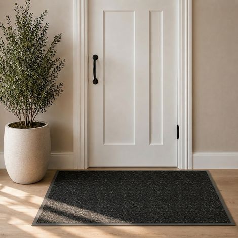 Tapis anti-salissure Future 90 x 150 cm noir (1/4)