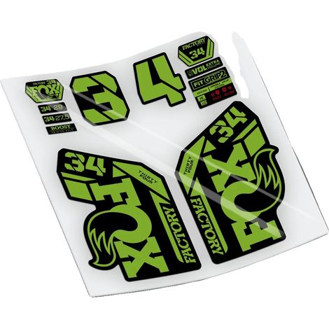 Autocollants de vélo, vinyle durable, application facile, Vert 063 (1/2)