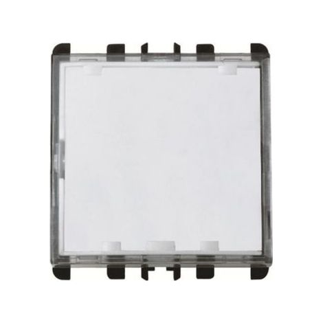 Urmet Simon Nea Pulsante targa portanome illuminabile 2 moduli 1P NO 10A bianco - 10128/2.B