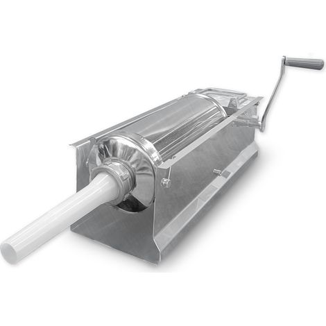 Insaccatrice Manuale 8kg per salsiccia, salumi insaccati 8KG Macchina per la Produzione di Salsicce Acciaio Inox con 4 Tubi di Riempimento 8KG (1/4)