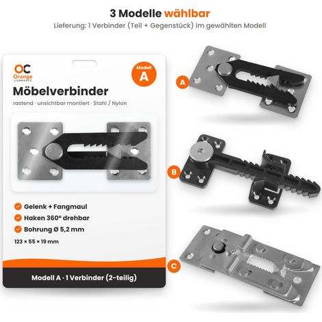 Sofa Möbel Verbinder Möbelverbinder Steckverbinder Tischverbinder Tischplatte A