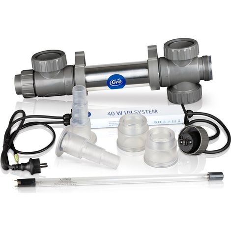 Système de désinfection UV-C Gre 40 W pour piscines jusqu'à 40 m³ – UVF40