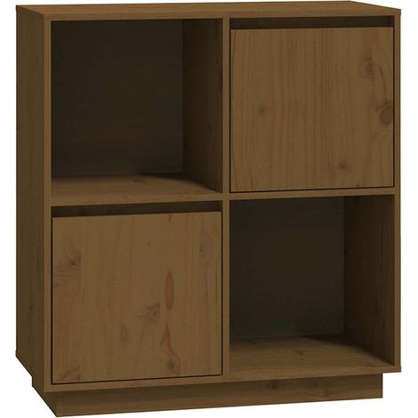 Maison Exclusive - Aparador de madera maciza de pino marrón miel (1/5)