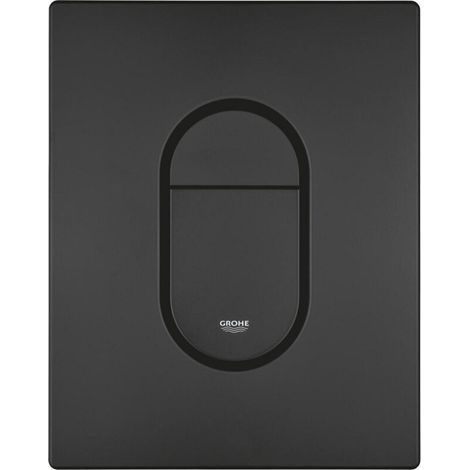 Grohe Arena Cosmopolitan - Plaque de commande WC, noir fantôme 38844KF0 (1/3)