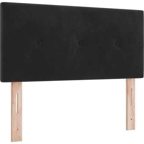 Maison Exclusive - Cabecero LED con tiras LED Manual Negro 90 cm