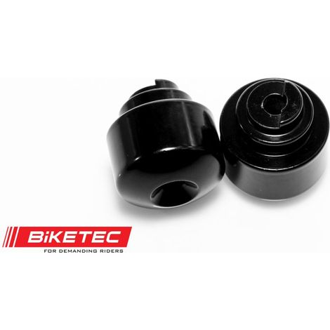 Contrapesos/tapones de manillar Biketec para Honda (ver descripción adicional) negros 2403030000, OEM: 53105-MFJ-D00