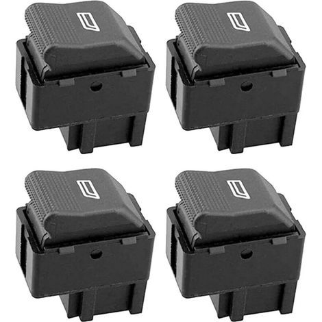CSPARCV 4-teiliger elektrischer Fensterheberschalter mit einseitigem Knopf OEM 6X0 959 855B 6X0959855B für VW Lupo Polo - Seat Cordoba Ibiza III (1/3)