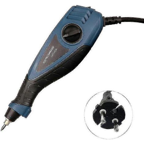 Mini stylo à graver électrique, prise européenne, machine de gravure électrique 2 en 1 pour ciseler le métal et le bois. (1/2)
