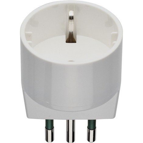 adattatore bianco s11 + p30 - vimar.