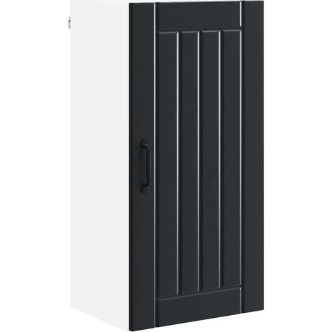Maison Exclusive - Armario de Pared LUCCA Negro 40 x 31 x 80 cm