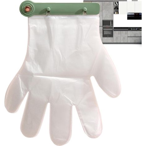 Distributeur de Gants avec Fixation Murale, pour Moufles, Distributeur de Gants Organisateur avec 100 Mitaines Polyvalentes Cuisine Nettoyage Coiffure (1/5)