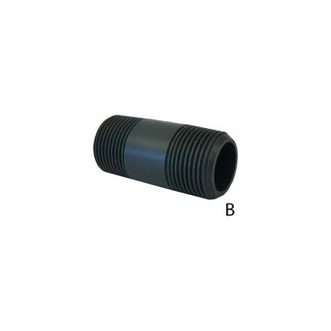 GF Doppelnippel PVC-U 3/8" AG