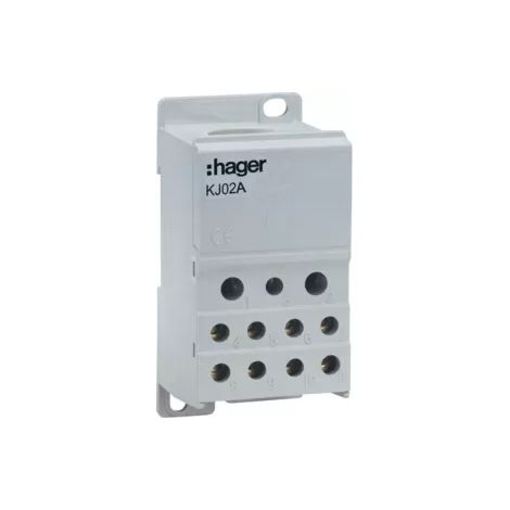Hager Verteilerblock 160A/250A, 1-polig KJ02A (1/2)