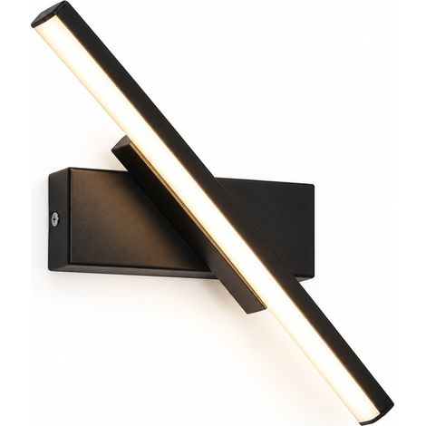 Lampada da parete a LED moderna e minimalista in stile nordico per soggiorno, camera da letto e sala da pranzo (luce calda) (1/4)