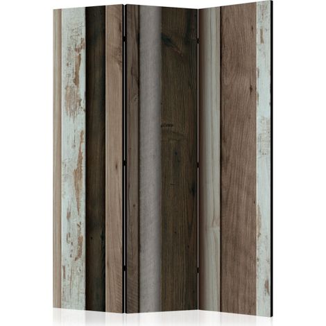 Paravent 3 Volets "Wooden Fan" 135x172cm (1/2)