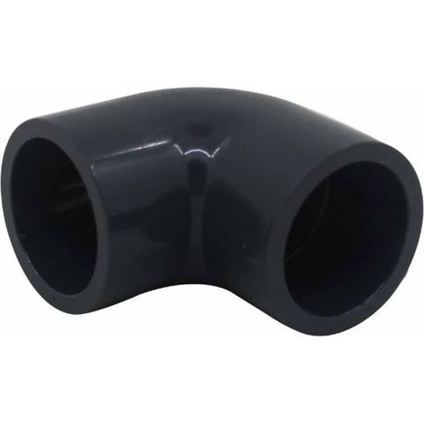 Manchon Coude 90° - Pvc - Diamètre 25 Mm - Pression Nominale Pn16 - Dn20 - 2 Pièces (1/4)