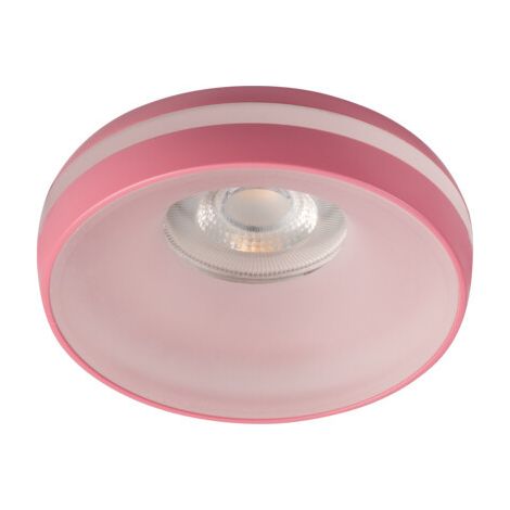 porta faretto incasso eliceo decorativo 230v GU10 tondo rosa (1/5)