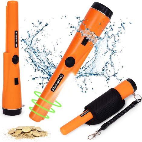 Metal detector impermeabile con puntatore LED e fondina (1/5)