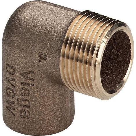 Viega Winkel Übergangswinkel Aussengewinde 94092G in 18mm x R3/4 Rotguss 133108 (1/5)