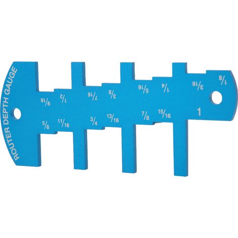 Règle de mesure de profondeur pour scie circulaire, jauge de hauteur en alliage d'aluminium, outil de travail du bois (1/5)