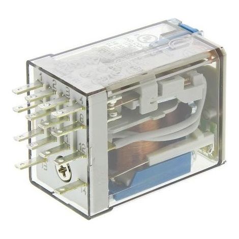 Relé 12vdc 4ctos.conmutados 7a/250vac Finder 55.34.9.012.0040