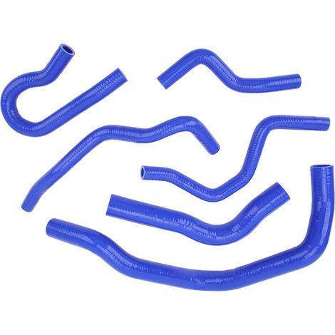 Jeu de 6 durites silicone bleu pour radiateur Civic Type R EK EG B16A B18C B20B 1992-2000, tuyaux transfert liquide refroidissement haute performance (1/5)