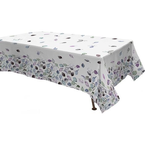Datex - TV8-150, tovaglia con stampa digitale Panama, 150 x 150 cm, bianca (1/3)