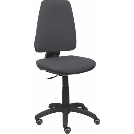 Elche CP chaise bali gris foncé parquet roulettes