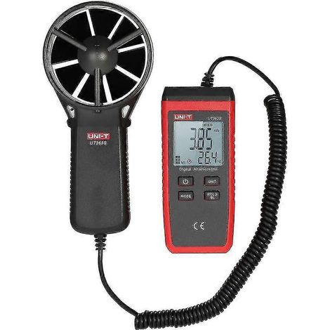 Anémomètre numérique LCD miniature Ut363s, mesureur de vitesse du vent portable, testeur de vitesse et de température de l'air (1/5)