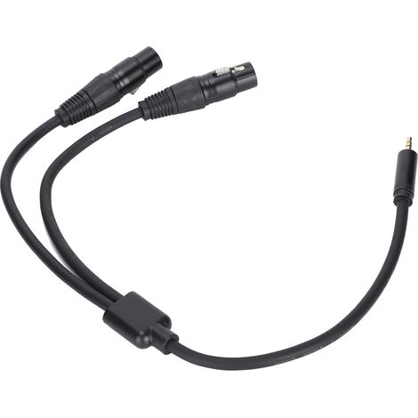 Câble adaptateur Y JORINDO double XLR femelle vers jack mâle 3,5 mm (1/8 pouce) pour connexion audio (1/5)