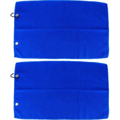 Serviette de Yoga en microfibre, 2 pièces, entraînement de Fitness, course à pied, accessoires de Sport absorbant la sueur, bleu royal (1/5)