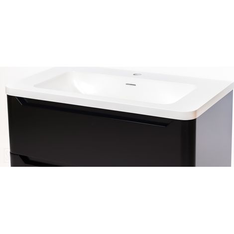 Some  Lavabo Meblois R37-800-BS-WHT - 800x460x30mm - Blanc - Design Moderne - Surface Résistante (1/5)