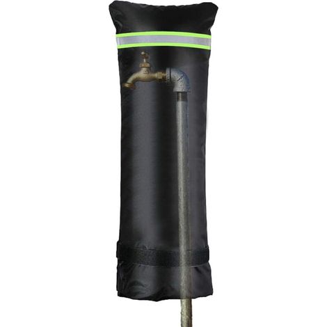 Couverture de robinet extérieur d'hiver - Couverture de robinet extérieur universelle pour la protection contre le gel hivernal avec bande de sécurité réfléchissante, couverture d'hiver