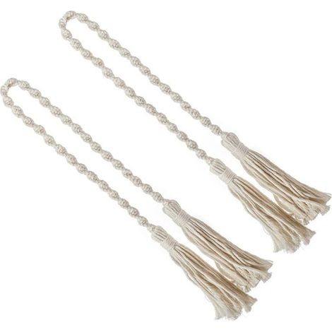 Décoration de rideau à pompons, fixation de boucle de rideau décorative faite à la main (1/5)