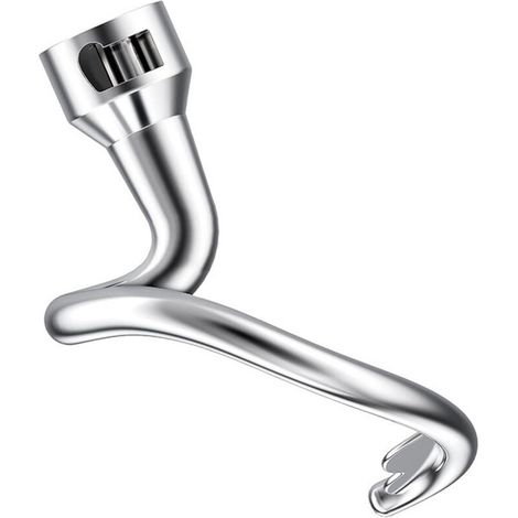 4.5-5 Spiral Dough Hook for KitchenAid, K45DH Dough Hook for QT Stand Mixer, Stainless Steel Dough Attachment (1/5)