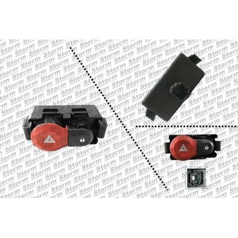 Bouton warning compatible Renault 25 21 037 66R (1/2)