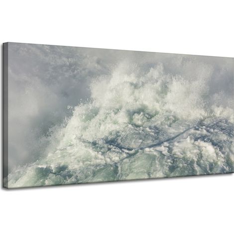 Lienzo impreso Naturaleza Cascada Impetuosa 120x60 cm